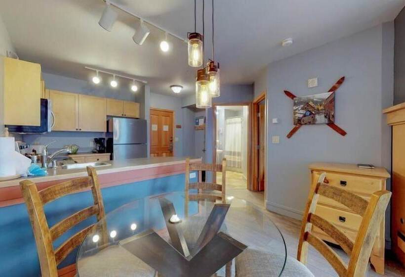 هتل 1 Bedroom Mountain Condo In River Run Village With Beautiful Mountain Views And Walking Distance To