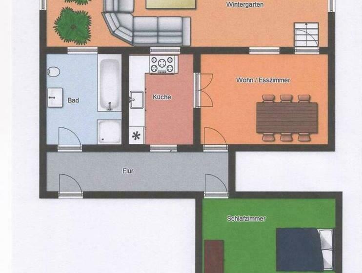 호스텔 Ferienwohnungen Martin Lafar