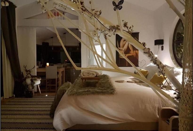 مبيت وإفطار Cabane Spa Sauna