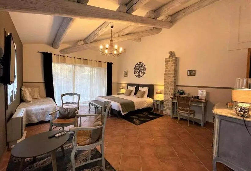 Aamiaismajoitus (B&B) Le Mas Carré Séguret