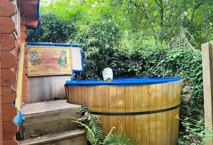 Retro Private Lodge With Hot Tub Nr Dartmoor