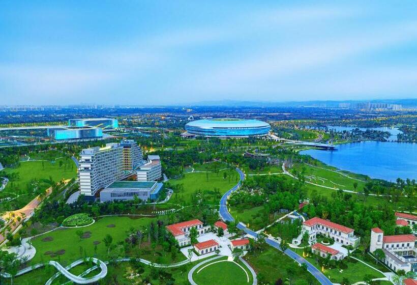 בית מלון כפרי Mumian Chengdu Dongan Lake