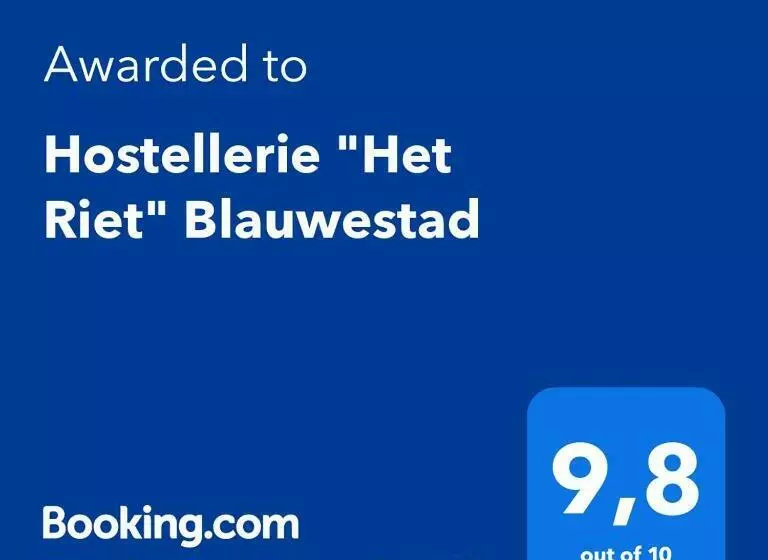 ベッドアンドブレックファースト Hostellerie Het Riet Blauwestad