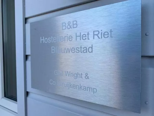 ベッドアンドブレックファースト Hostellerie Het Riet Blauwestad