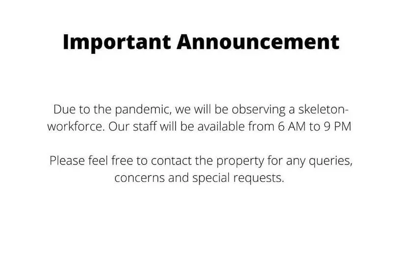 Hotelli Vaccinated Staff  Oyo 685 K Fortune Apartelle