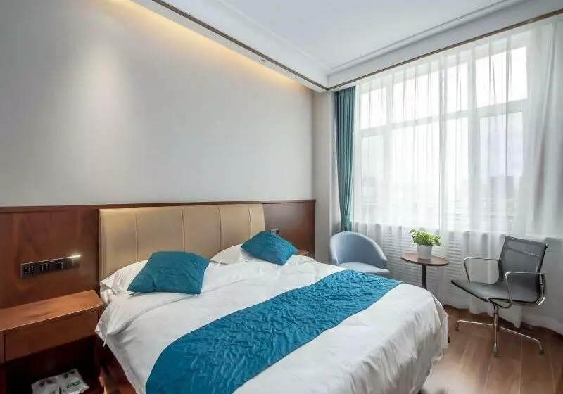 Hotelli Greentree Inn Yinchuan International Trade Market