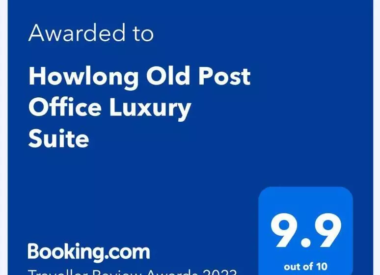 ベッドアンドブレックファースト Howlong Old Post Office Luxury Suite