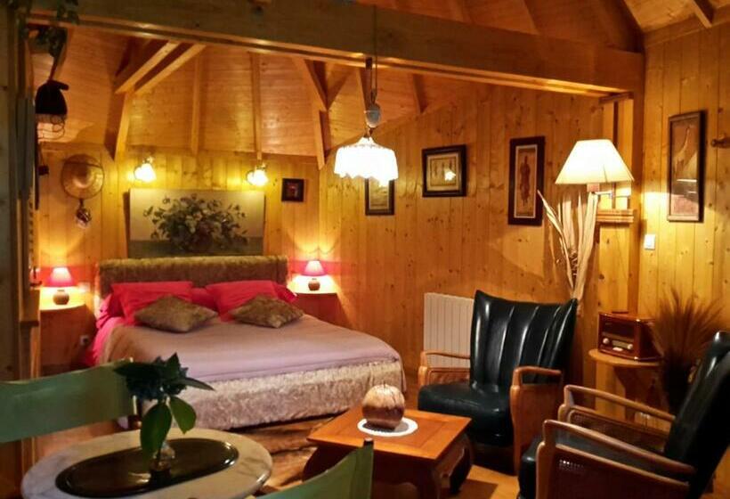 مبيت وإفطار La Cabane De Cécile La Hutte