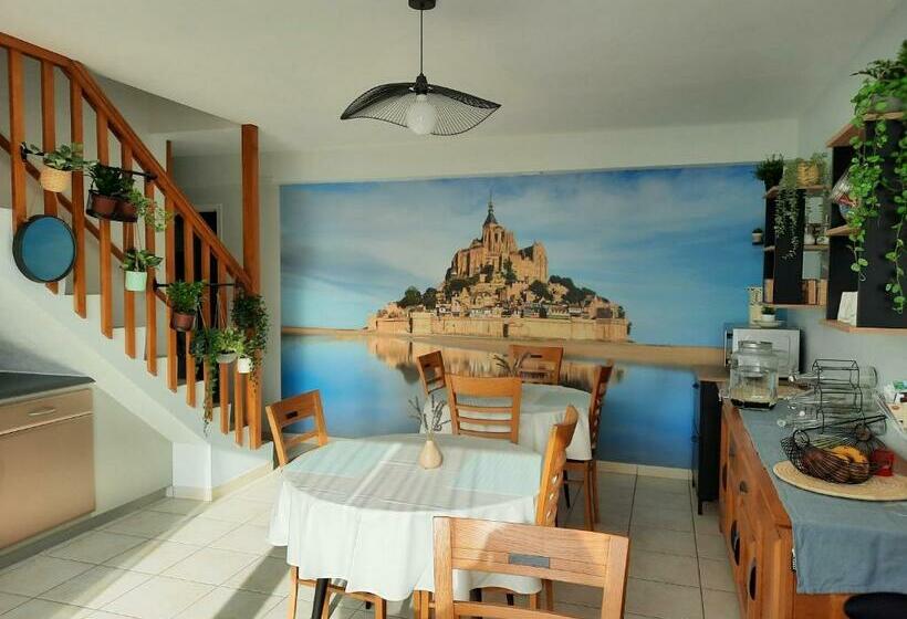 ベッドアンドブレックファースト L Aurore De La Baie, Vue Sur Le Mont Saint Michel