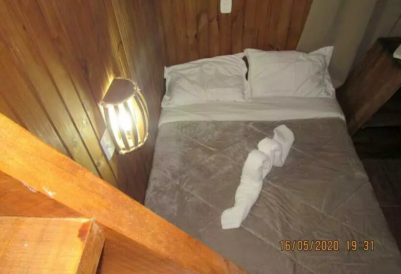 ユースホステル Chalés Vila De Urupema Quarto Papagaio Charão