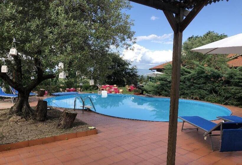 민박 Villa Di Charme Con Piscina E Jacuzzi Tra Roma E Viterbo