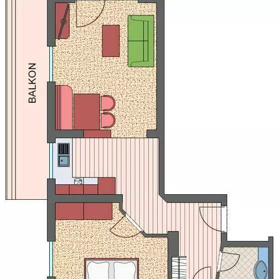 ペンション Alpenjuwel Rohnenspitze