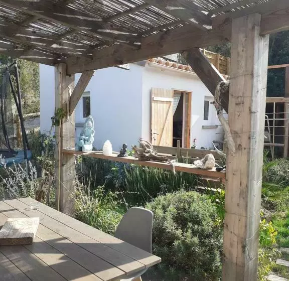 ペンション Chambre Privée Au Coeur D Une Pinède Dans Un Quartier Résidentiel