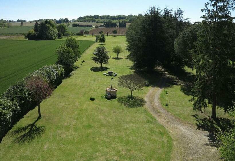 민박 Château De Cauderoue