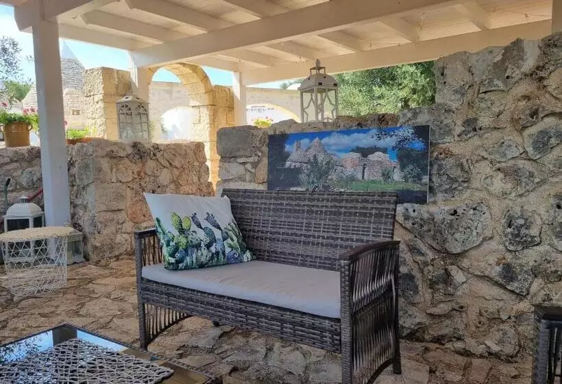 Aamiaismajoitus (B&B) Trulli Di Spinaruta