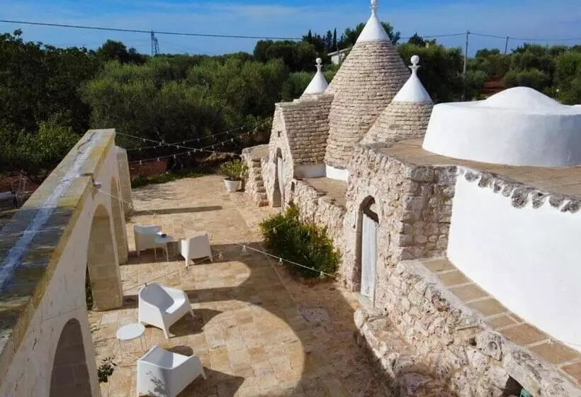 Aamiaismajoitus (B&B) Trulli Di Spinaruta