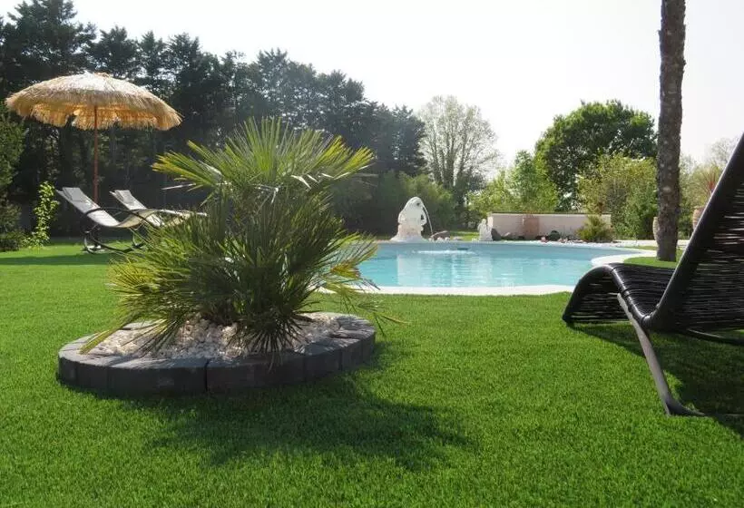 ペンション Maison 4 étoiles Et Studio 3 étoiles Indépendants Avec Piscine