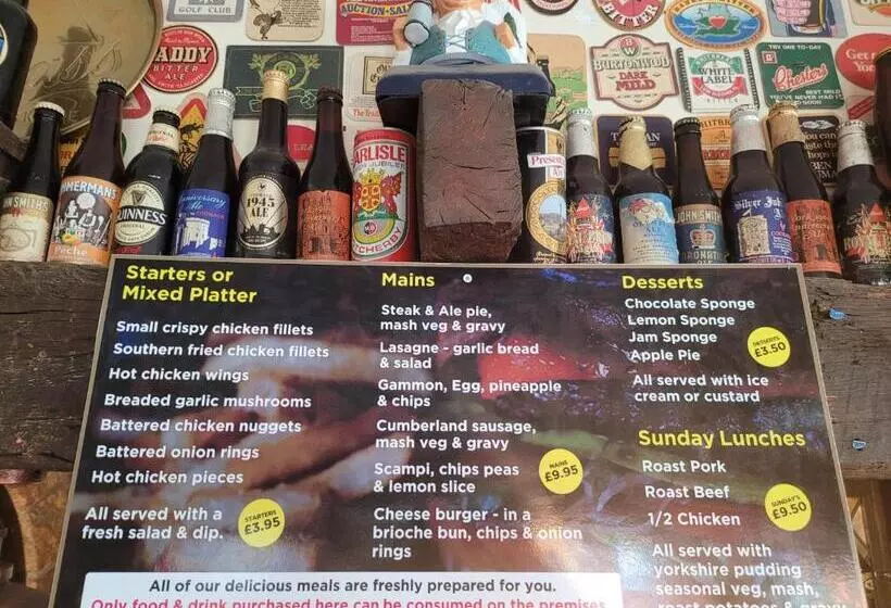 ベッドアンドブレックファースト The Jackdaw Pub Self Catering Static Caravan Free Breakfast Supplied