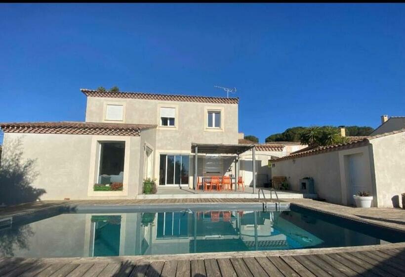 ベッドアンドブレックファースト Chambre à Bouzigues Dans Villa Individuelle