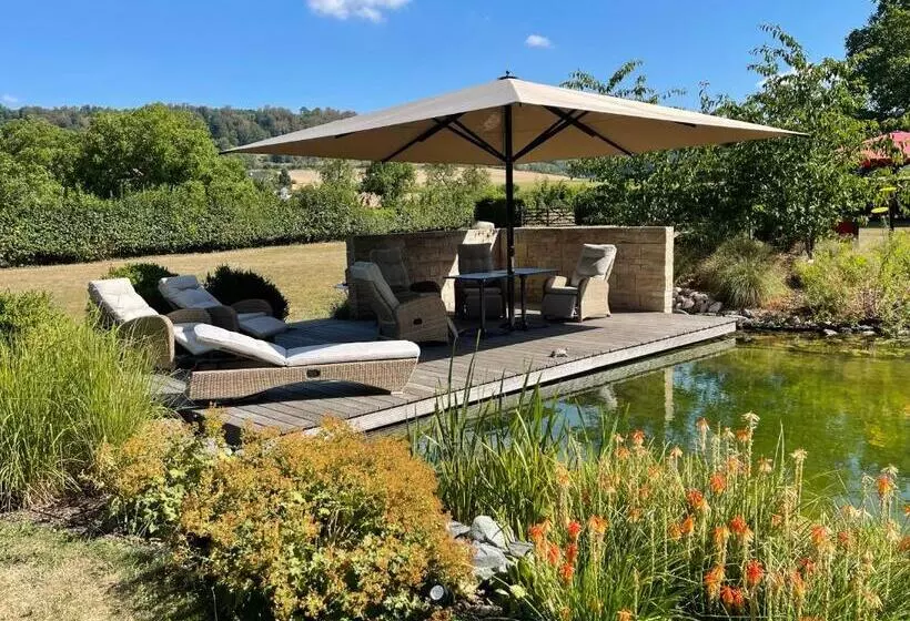 Majatalo Ferienwohnung Landhaus Hohenstein, Schwimmteich, Ruhige Lage