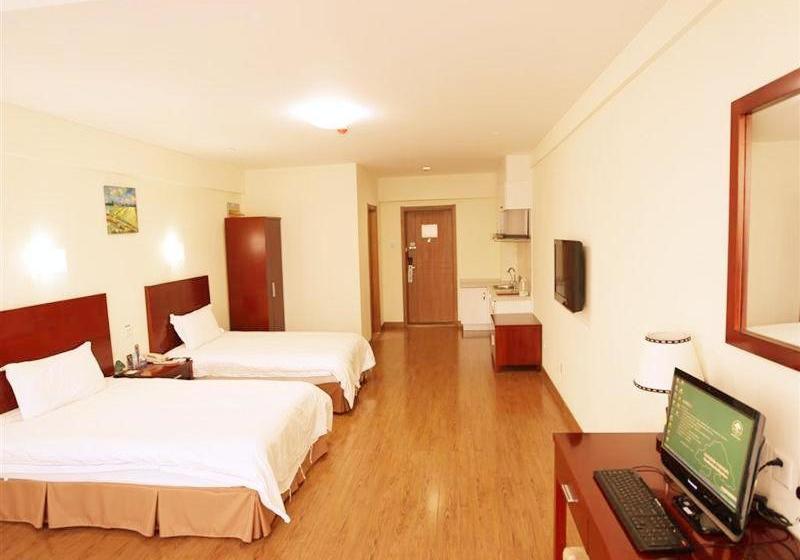 호텔 Greentree Inn Shandong Weihai Shichang Avenue Business