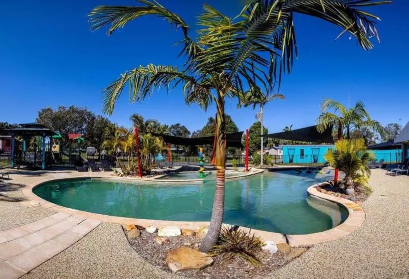 리조트 Lakeside Forster Holiday Park And Village