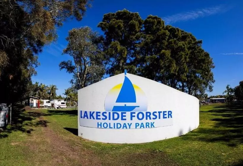 리조트 Lakeside Forster Holiday Park And Village