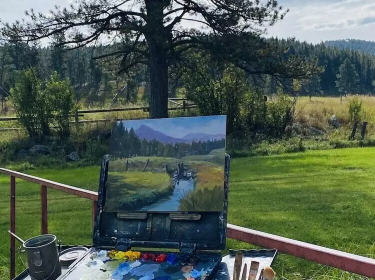 モーテル Black Hills Cabins At Quail S Crossing