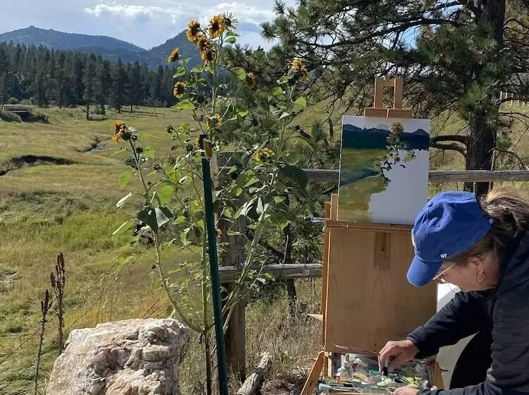 モーテル Black Hills Cabins At Quail S Crossing