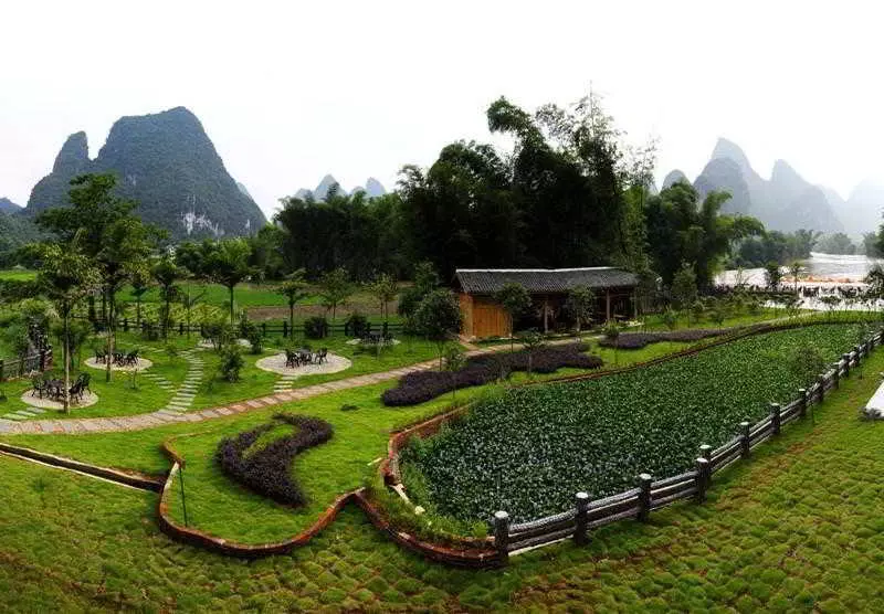 ホテル Yangshuo Dragon River Retreat