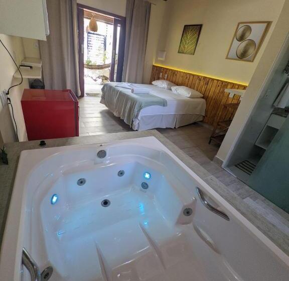 旅馆 Pousada Lua Nova Charmosa Chalés Com Hidro E Jacuzzi