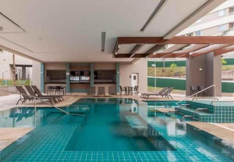 Resort Solar Das águas Apartamento Para 7 Pessoas