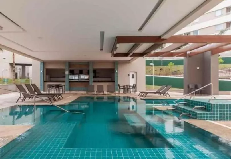 Resort Solar Das águas   Apartamento Para 7 Pessoas