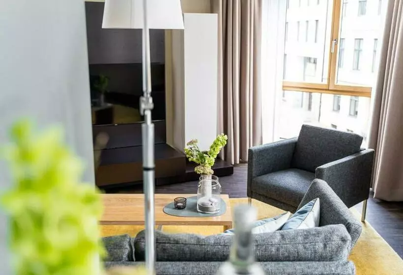 Hotelli The Green Rostock Apartment