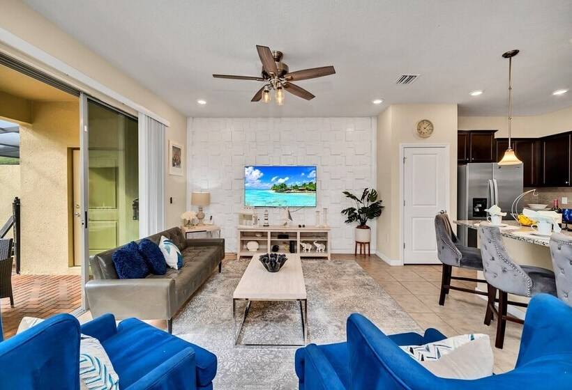 Private Conservation View With Theme Rooms And Beautiful Pool Area, Perfect For Families #5st4591