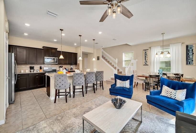 Private Conservation View With Theme Rooms And Beautiful Pool Area, Perfect For Families #5st4591