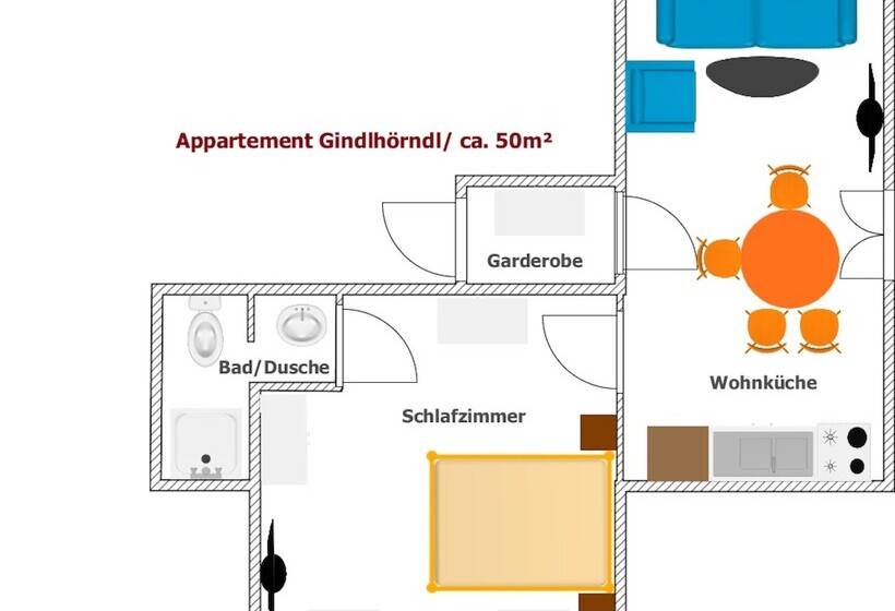 فندق Appartements Restaurant Schwaiger