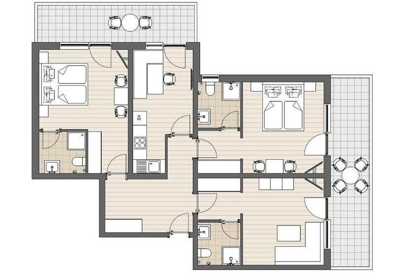 Bed and Breakfast Apart Kofler S Panorama Zillertal