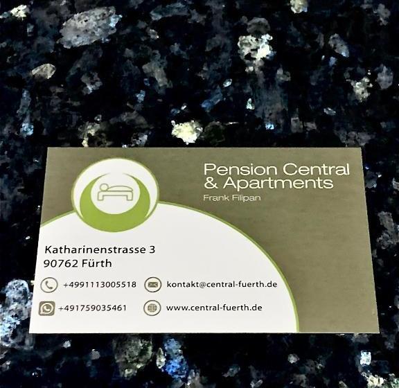 호텔 Pension Central Nuernberg Fuerth