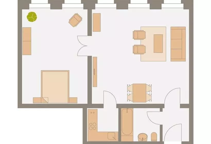 住宿加早餐 Aparthotel Am Zwinger