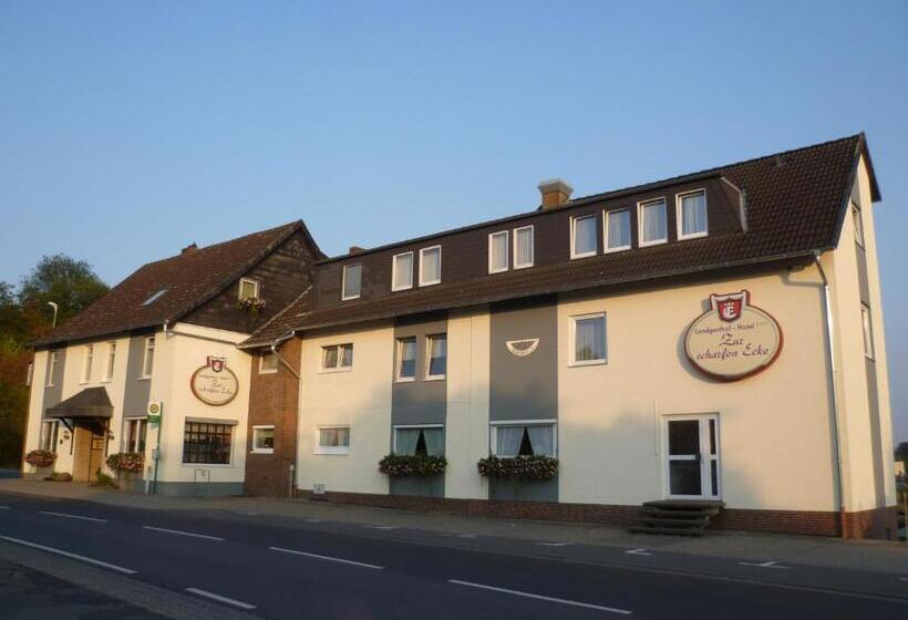 بنسيون Landgasthof Zur Scharfen Ecke