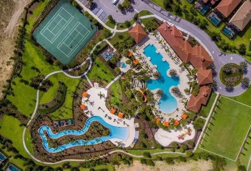 Lavish 5bd/4ba Home With Mickey Room And Stunning Pool Area #5st565