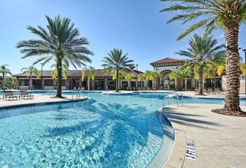 Lavish 5bd/4ba Home With Mickey Room And Stunning Pool Area #5st565