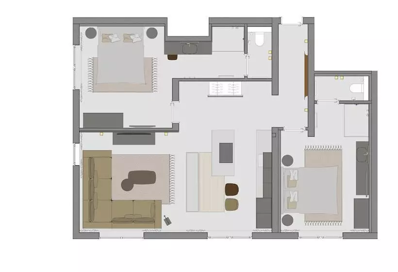 ホテル Sissi Suites Luxury Apartments