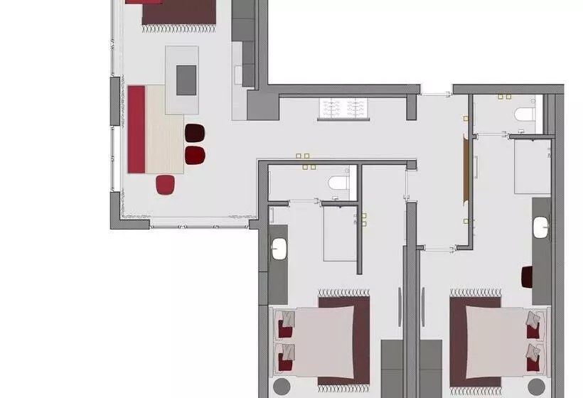 ホテル Sissi Suites Luxury Apartments