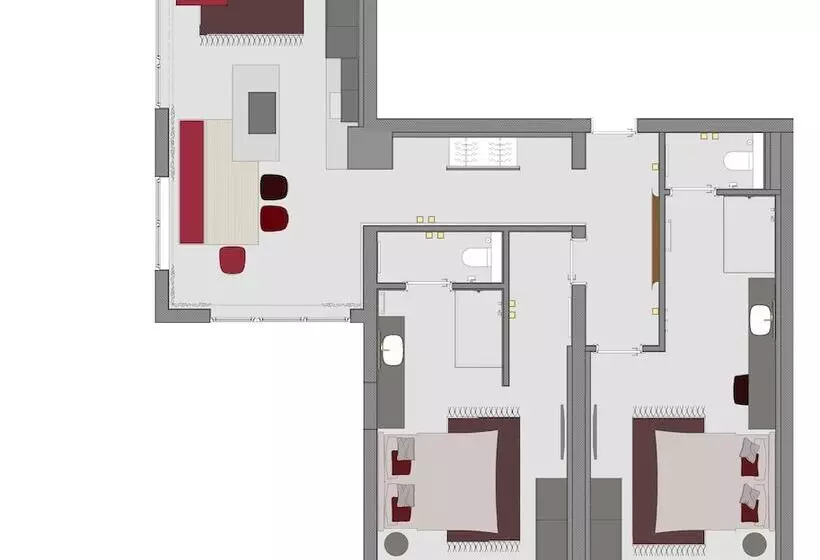 ホテル Sissi Suites Luxury Apartments