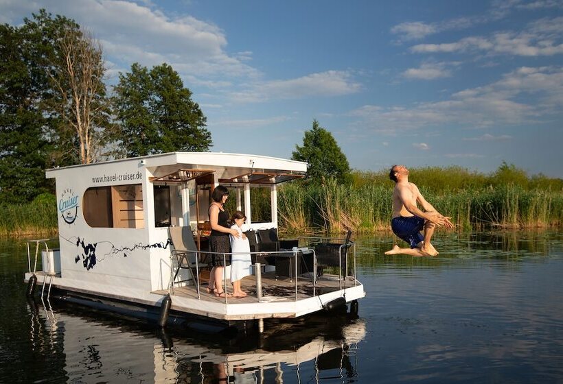 هتل Havel Cruiser Hausboot Flöße Mit Stil