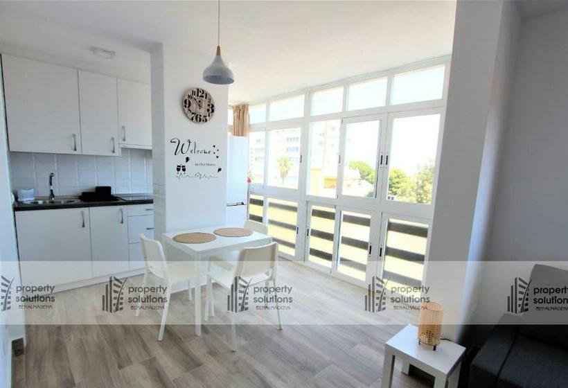 735 Apartamento Benalmádena   Vista Al Mar   Playa A 300 Metros