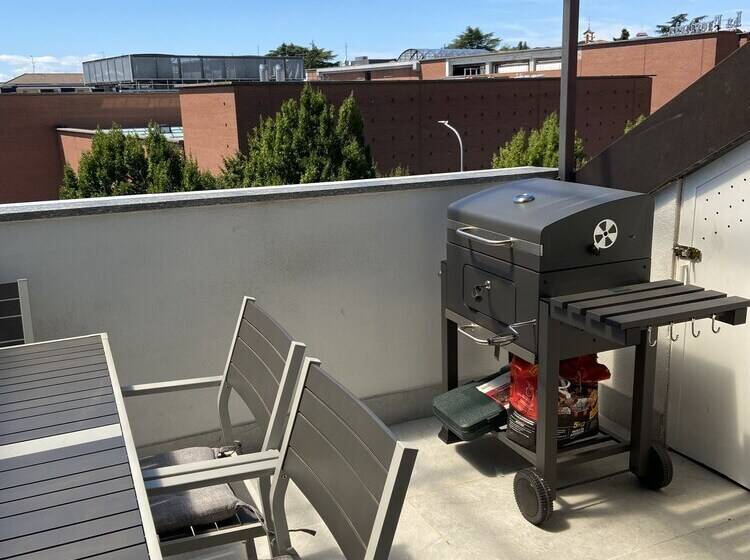 Rooftop Openspace With Balconies Parking And Bbq