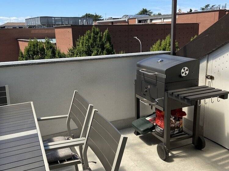 Rooftop Openspace With Balconies Parking And Bbq